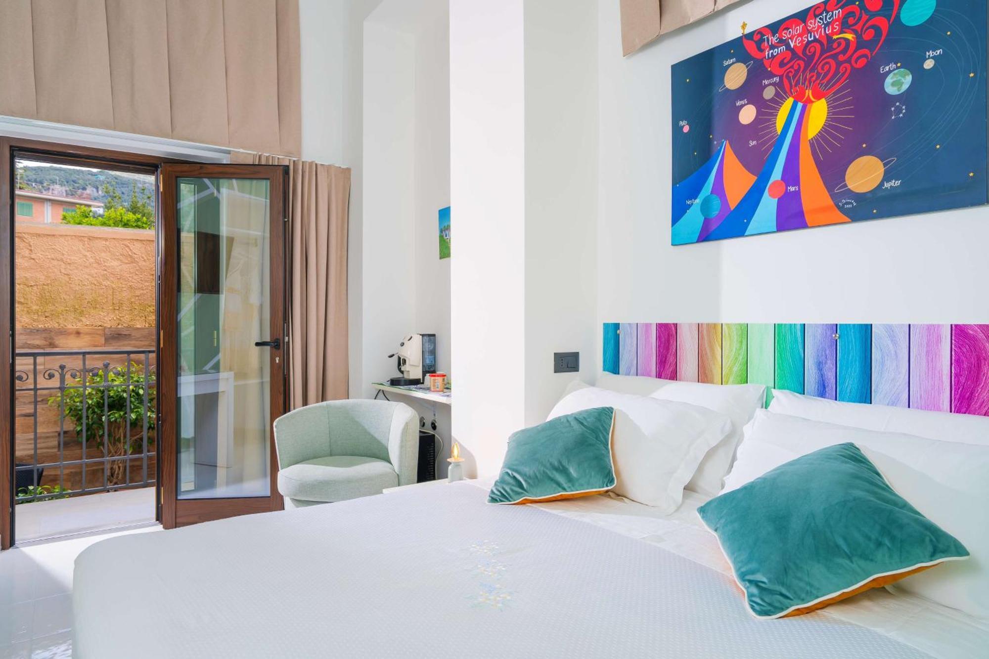 Villa Agostino Luxury B&B Vico Equense Rum bild